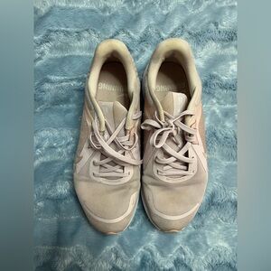 Coral and white Nike size 9